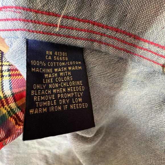 Polo Ralph Lauren Aztec Southwestern Button Up Shirt Men's XS Travis Scott Red - Picture 7 of 11